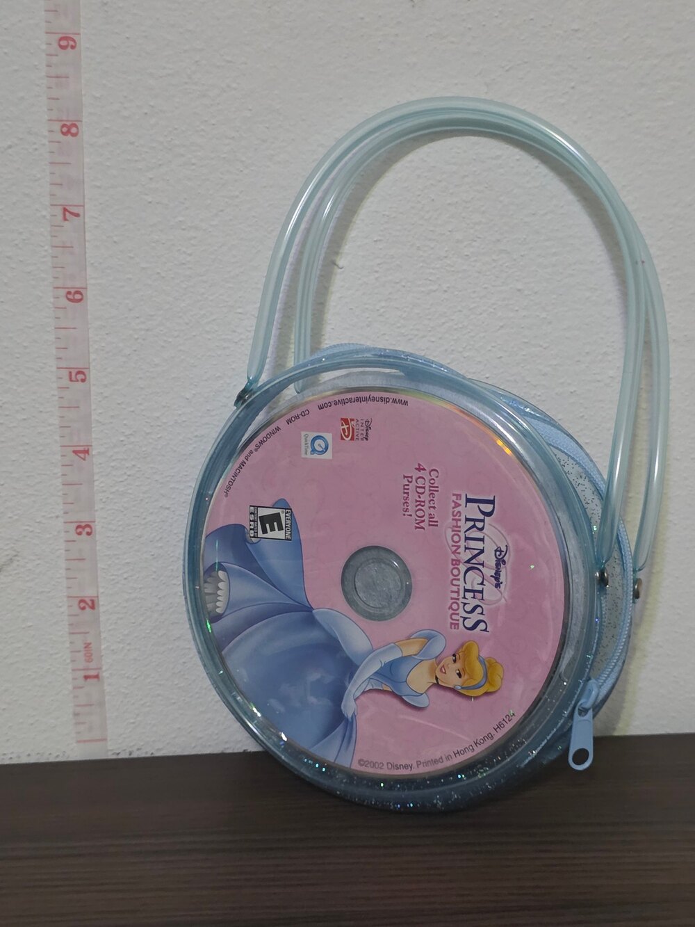vintage 2002 Disney's Princess Fashion Boutique CD-ROM game with its original ma